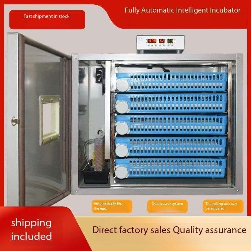High Capacity Poultry Automatic Large Egg Incubator Machine with Temperature & Humidity Control