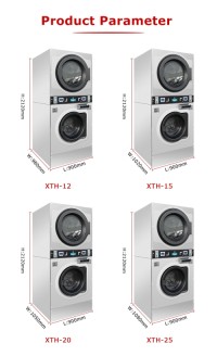 Wholesale Modern Self-service Commercial Laundrymat Machine. Coin operated laundry machine