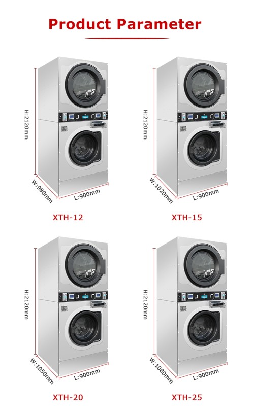 Wholesale Modern Self-service Commercial Laundrymat Machine. Coin operated laundry machine