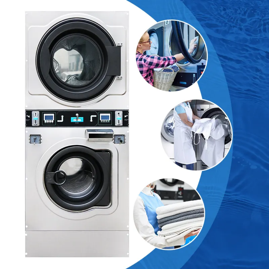 Wholesale Modern Self-service Commercial Laundrymat Machine. Coin operated laundry machine