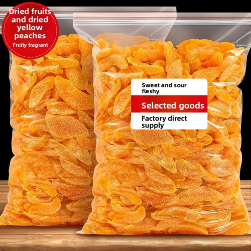 Yellow Preserved Dried Peach Fruits